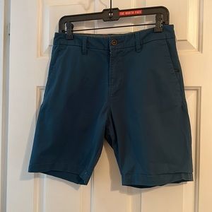 Men’s Vissla Flat Front Shorts, Teal, size 31